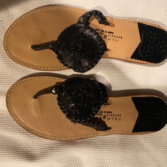 Palm Beach Sandals | Ocean Ave Black Sandals - Picture 6 of 9